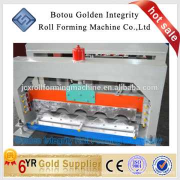 Step Steel Glazed Tile Roll Forming Machine, Different Shapes Roofing Panel